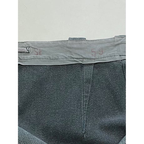 USED スイス軍　デニムワークパンツ 36/28相当 71