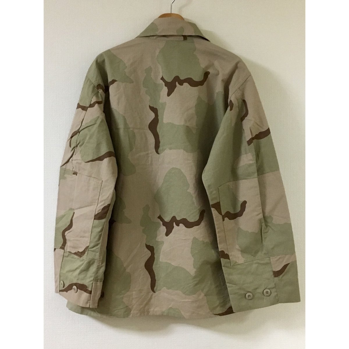 レア! 米軍実物 デザート3カラーBDUジャケット M-S ノンリップ 375 レア! 米軍実物 デザート3カラーBDUジャケット M-S ノンリップ