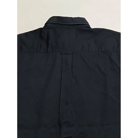 USED 90's アメリカ製 CHAPS ラルフローレン B/Dシャツ ブラック L