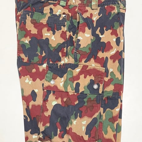 USED 80's スイス軍 M83 アルペンカモカーゴパンツ  44-76