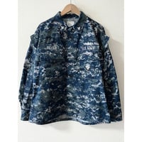 USED US NAVY NWU ワーキングブラウス M-S