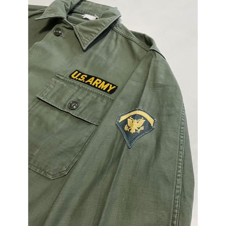 VINTAGE US ARMY ユーティリティシャツ 1st 後期 OG107 筒袖