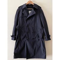 USED US NAVY オールウェザーコート 紺 36R ライナー付き