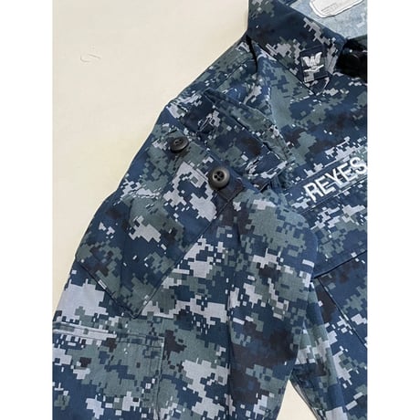 USED US NAVY NWU ワーキングブラウス M-S