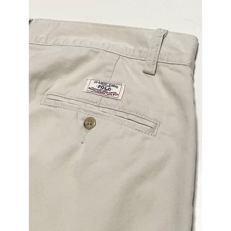 USED POLOラルフローレン ツータックチノショーツ TYLER 33