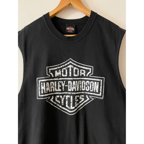 USED HARLEY DAVIDSON ノースリーブ Tシャツ　XL