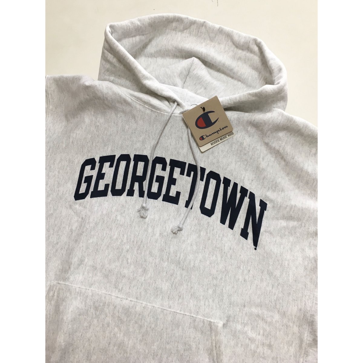 Champion リバースウィーブ HOOD ヘザーグレー GEORGETOWN チャンピオン...