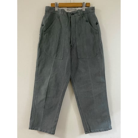 USED スイス軍　デニムワークパンツ 32/28相当 63