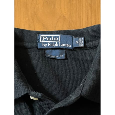USED POLO ラルフローレン BIGポニー　ポロシャツ　黒  Mサイズ US OPEN