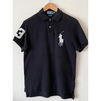 USED POLO ラルフローレン BIGポニー　ポロシャツ BLACK S