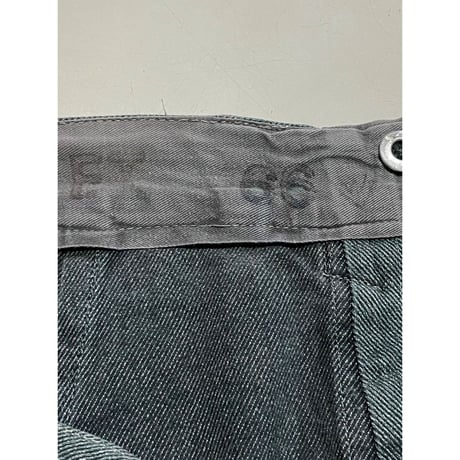 USED スイス軍　デニムワークパンツ 36/28相当　43