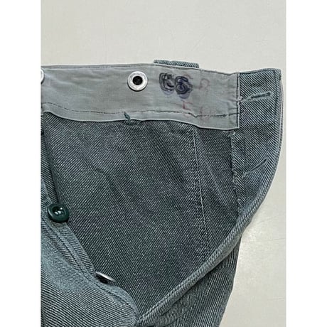 USED スイス軍　デニムワークパンツ 36/28相当 71