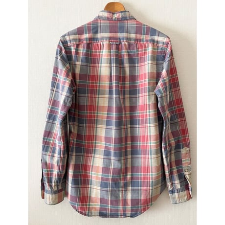 USED POLO ラルフローレン ボタンダウンネルシャツ S SLIM FIT