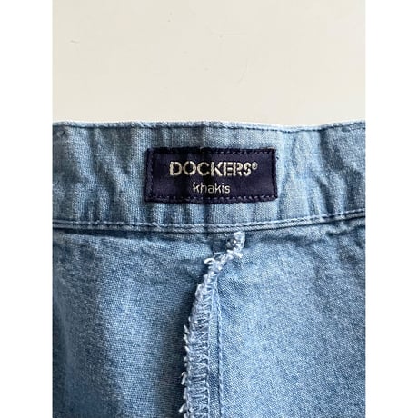 USED 90's リーバイス DOCKERS ツータックシャンブレーショートパンツ 38