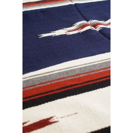 エルパソサドルブランケット ダイアモンドセンター NAVY 210cm×150cm