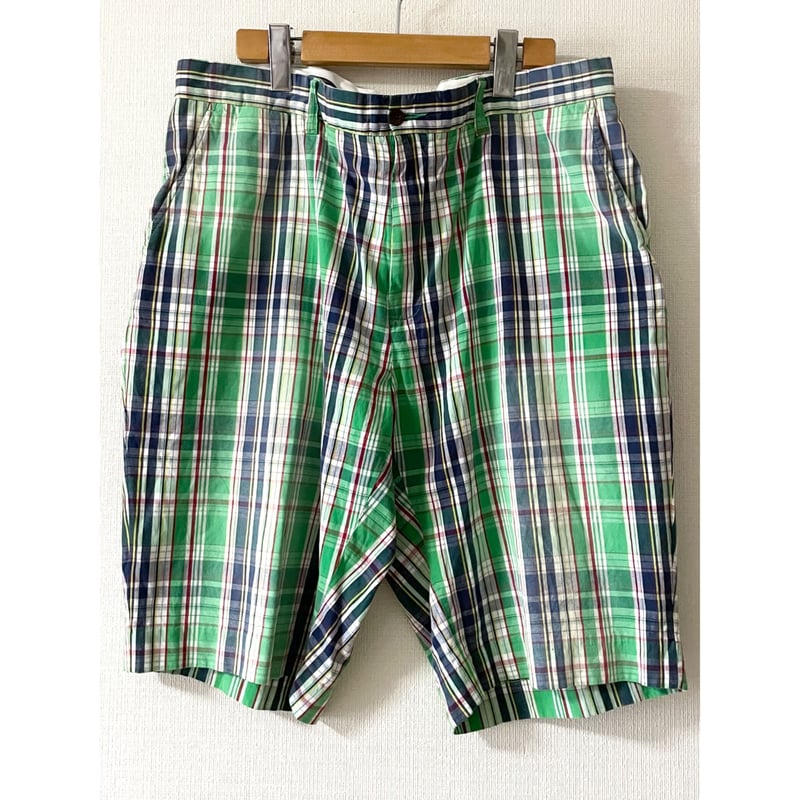 USED POLO ラルフローレン マドラスチェックショートパンツ 38 USED POLO ラルフローレン マドラスチェックショートパンツ 38