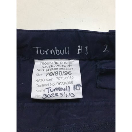 USED ROYAL NAVY カーゴパンツ 斜めポケット70/80/96 イギリス軍