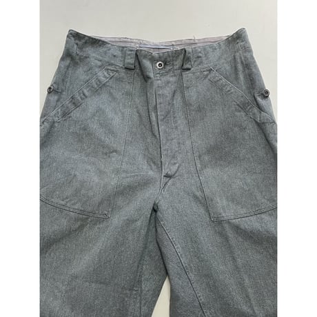 USED スイス軍　デニムワークパンツ 36/30相当 15