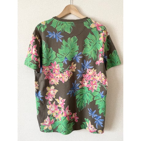 USED POLOラルフローレン 花柄ポケットTシャツ M