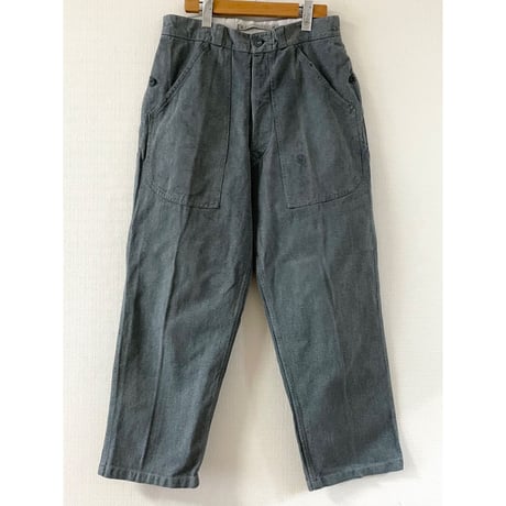 USED スイス軍　デニムワークパンツ 32/28相当 51