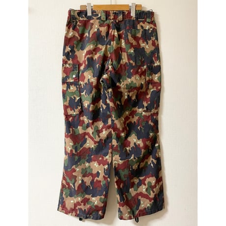 USED 80's スイス軍 M83 アルペンカモカーゴパンツ  44-76