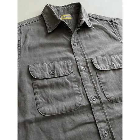 VINTAGE BLUE BELL ワークシャツ 14 1/2-SHORT 60's〜