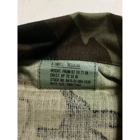 US ARMY  ウッドランド BDUジャケット X SMALL- REGULAR