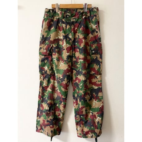 USED 80's スイス軍　M83 アルペンカモカーゴパンツ  44/72