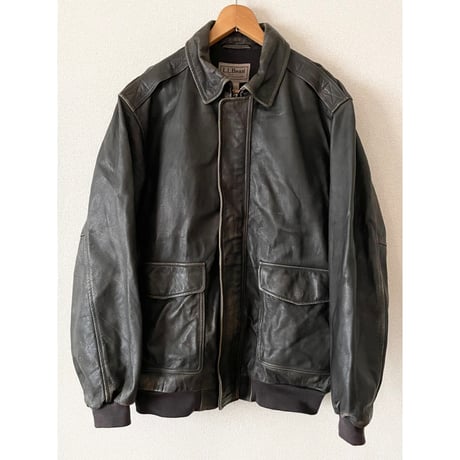 USED LL Bean  A2 フライトレザージャケット LARGE