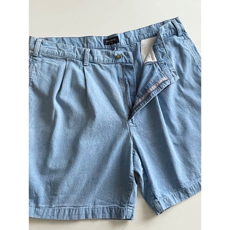 USED 90's リーバイス DOCKERS ツータックシャンブレーショートパンツ 38