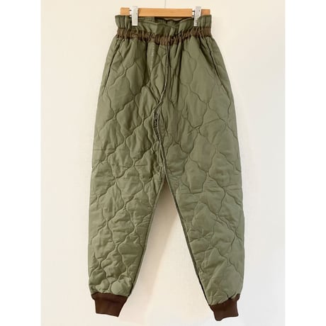 DEAD STOCK チェコ軍 M85キルティングライナーパンツ　ステンシル入り　デッドストック 7