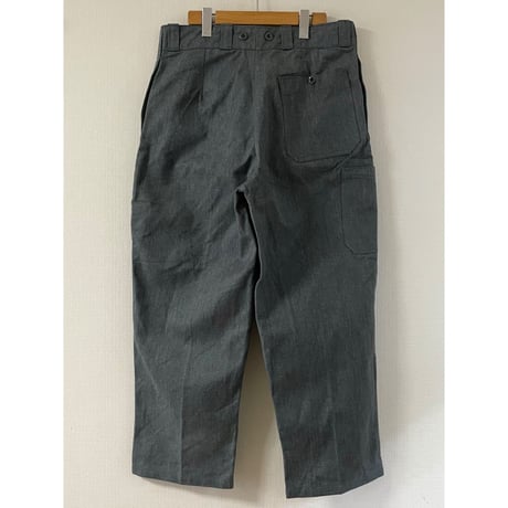 USED スイス軍　デニムワークパンツ 34/28相当　26
