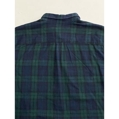 USED LL Bean ボタンダウンネルシャツ XL ブラックウォッチ