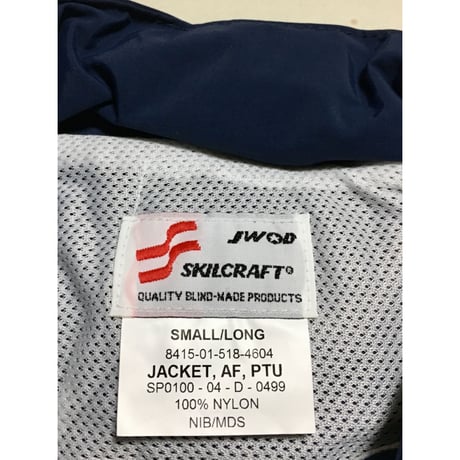 DEAD STOCK US AIRFORCE PTUナイロンジャケット SMALL