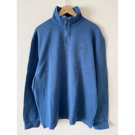 USED POLOラルフローレン ハーフzipシャツ L