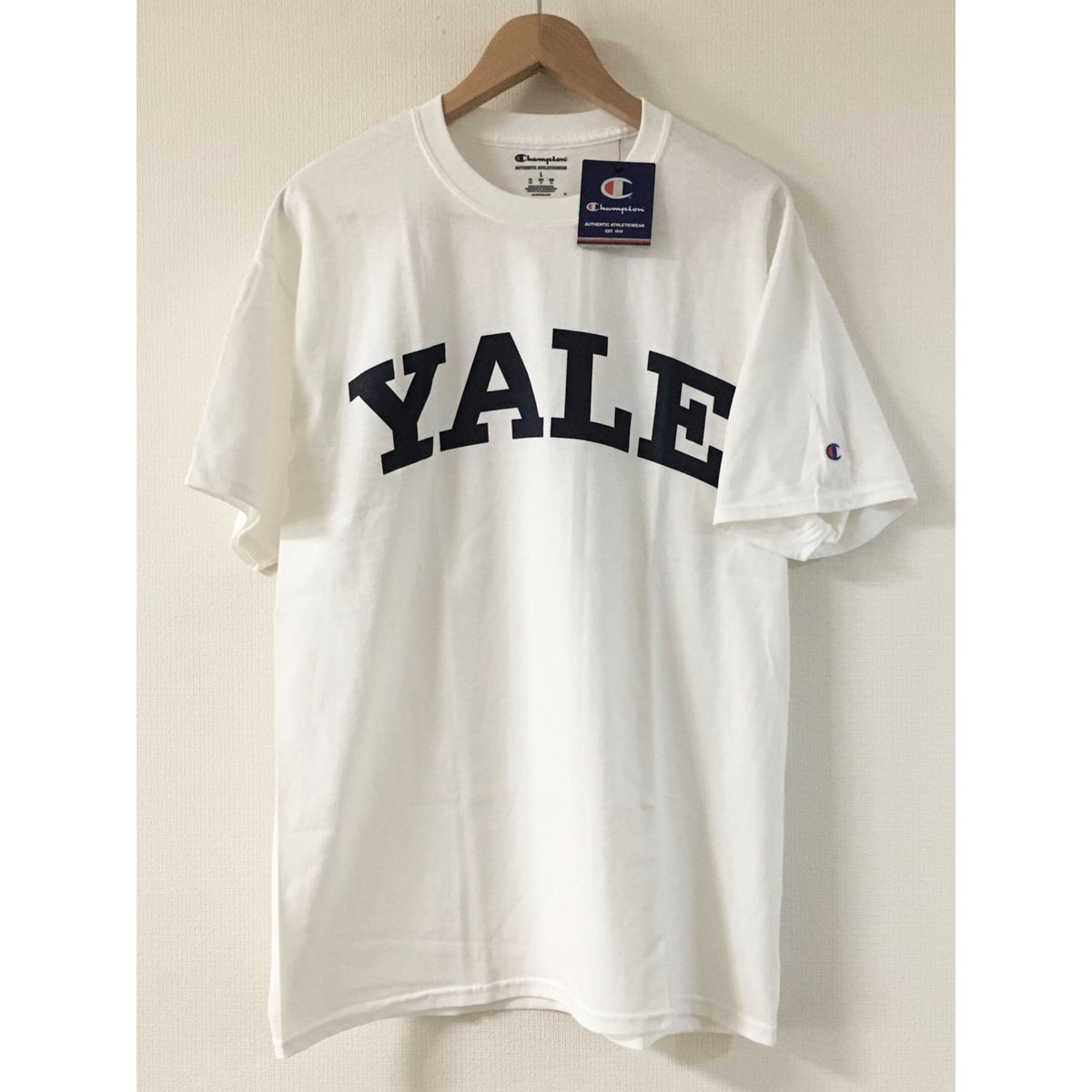 Champion YALE Tシャツ WHITE チャンピオン | FBR TRADING