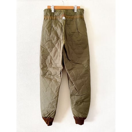DEAD STOCK チェコ軍　キルティングライナーパンツ　ステンシル入り　3
