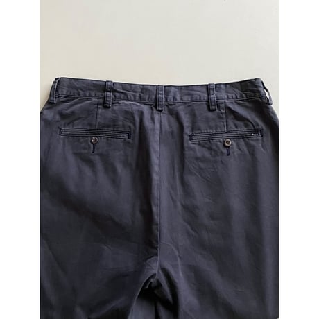 USED POLO ラルフローレン ツータックチノショーツ NVY 34