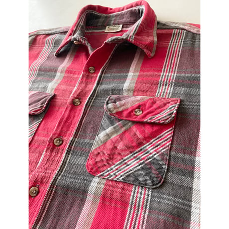 USED 90's FIVE BROTHER ヘビーネルシャツ XL