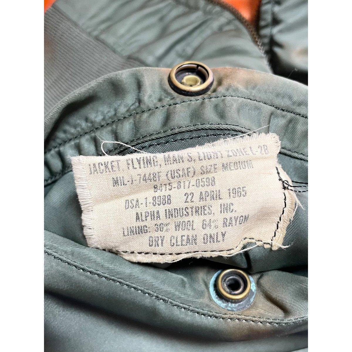 VINTAGE 60's USAF L-2B MEDIUM 7448F | FBR TRADING VINTAGE 60's USAF L-2B MEDIUM 7448F | FBR TRADING