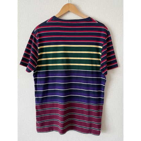 USED POLO ラルフローレン ボーダーポケットT L
