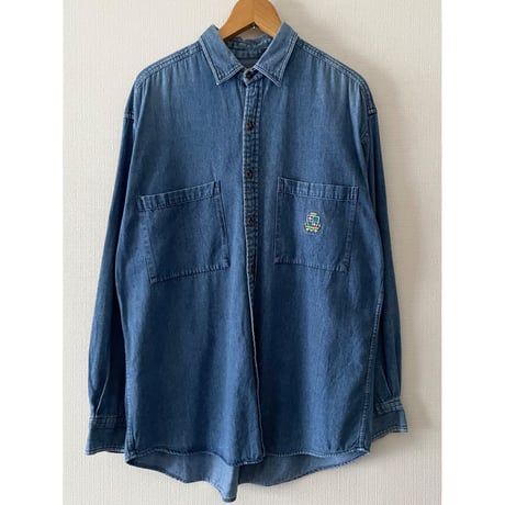 USED 90's OLD  GAP デニムシャツ M