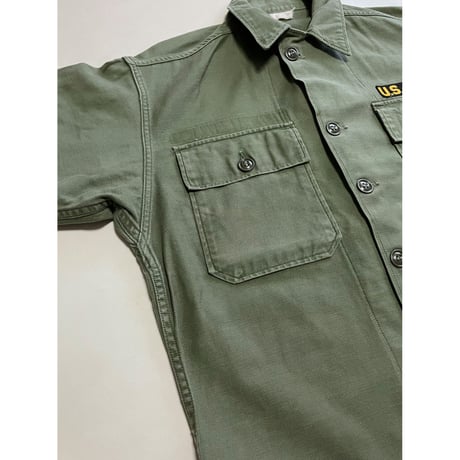 VINTAGE US ARMY ユーティリティシャツ 1st 後期 OG107 筒袖