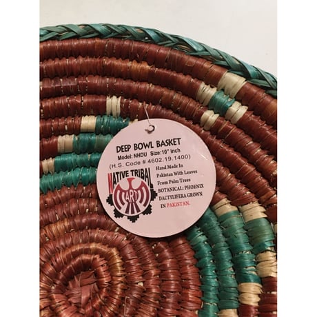 BOWL BASKET ハンドウーヴンボウルバスケット  SMALL  4