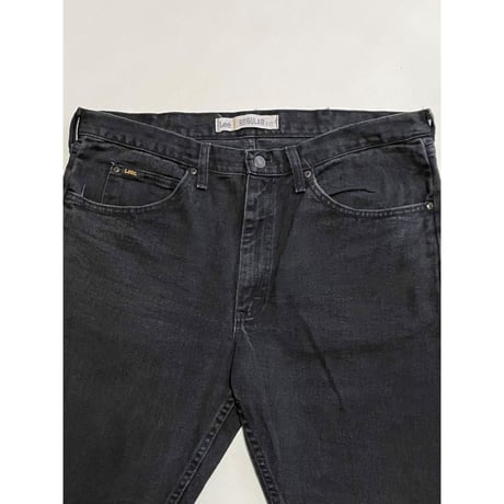 USED Lee ブラックデニム REGULAR FIT 36/32