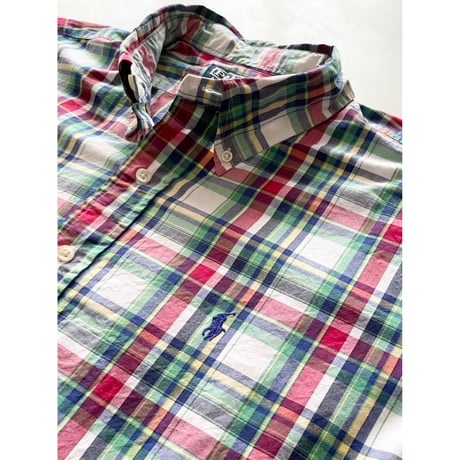 USED POLOラルフローレン CUSTOM FIT ボタンダウンシャツ XXL