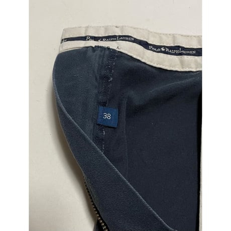 POLOラルフローレン ツータックチノショーツ ANDREW NVY 38