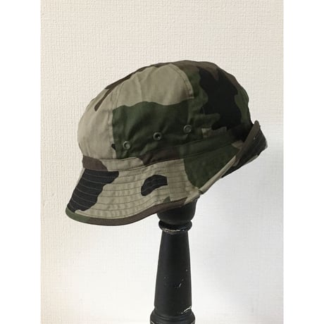 DEAD STOCK フランス軍 HBTウッドランドカモHAT デッドストック