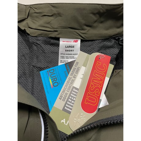 DEAD STOCK USMC ニューバランス社製　PT ナイロンジャケット　アメリカ製　デッドストック
