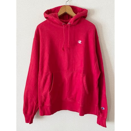 USED Champion REVERSE WEAVE パーカー　LARGE